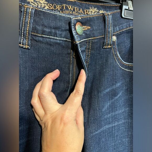 NEW Software By Mark Singer Jeans Boot Cut Size 12 - Picture 2 of 6